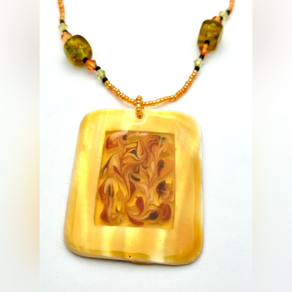 ‘You and I’ necklace - pendant and beads